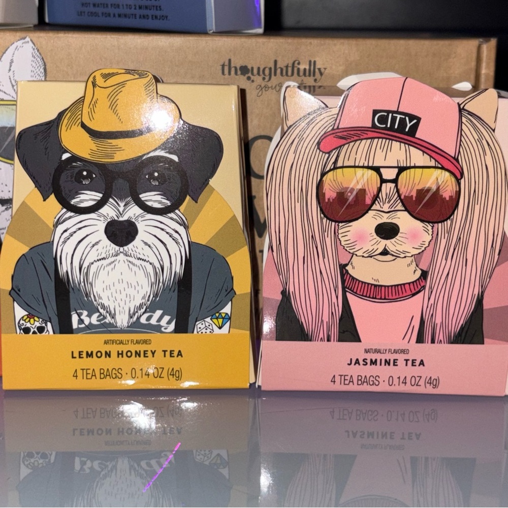 Thoughtfully Gourmet Dog Lover's Tea Gift Set, 6 Flavors, 24 Tea Bags - Picture 4 of 8